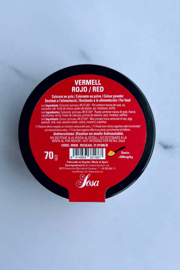 Red SOSA pulbervärv, 70g