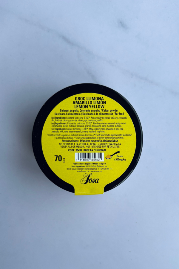 Kollane SOSA pulbervärv, 70g