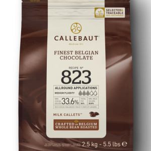 Callebaut piimašokolaad 33,6% nööpidena, 2,5 kg