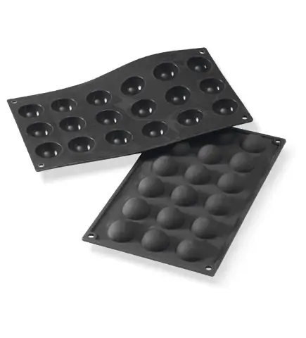 Martellato silikoonvorm poolkerad 30SF501