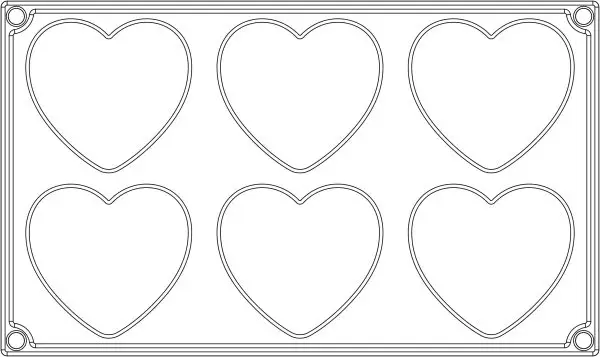Martellato silikoonvorm LOVE 30SIL502 - Image 2
