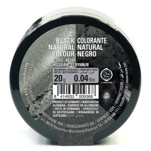 Naturaalne veeslahustuv must SOSA pulbervärv. 20g